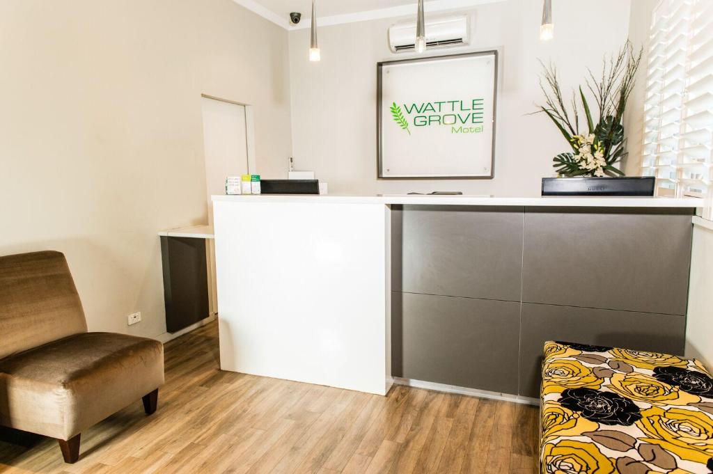 Posezení v ubytování Wattle Grove Motel