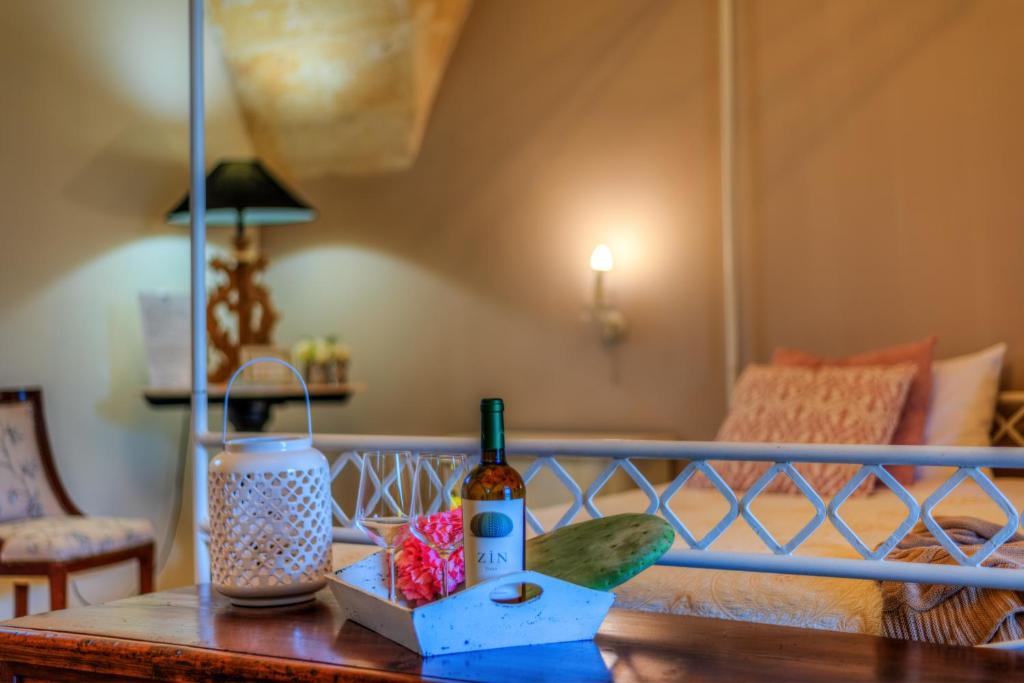 Posezení v ubytování Masseria Sorani