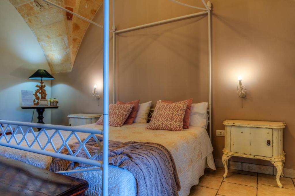 Postel nebo postele na pokoji v ubytování Masseria Sorani