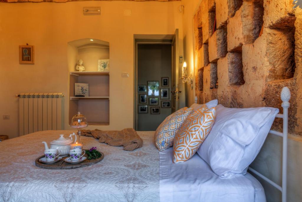 Posezení v ubytování Masseria Sorani