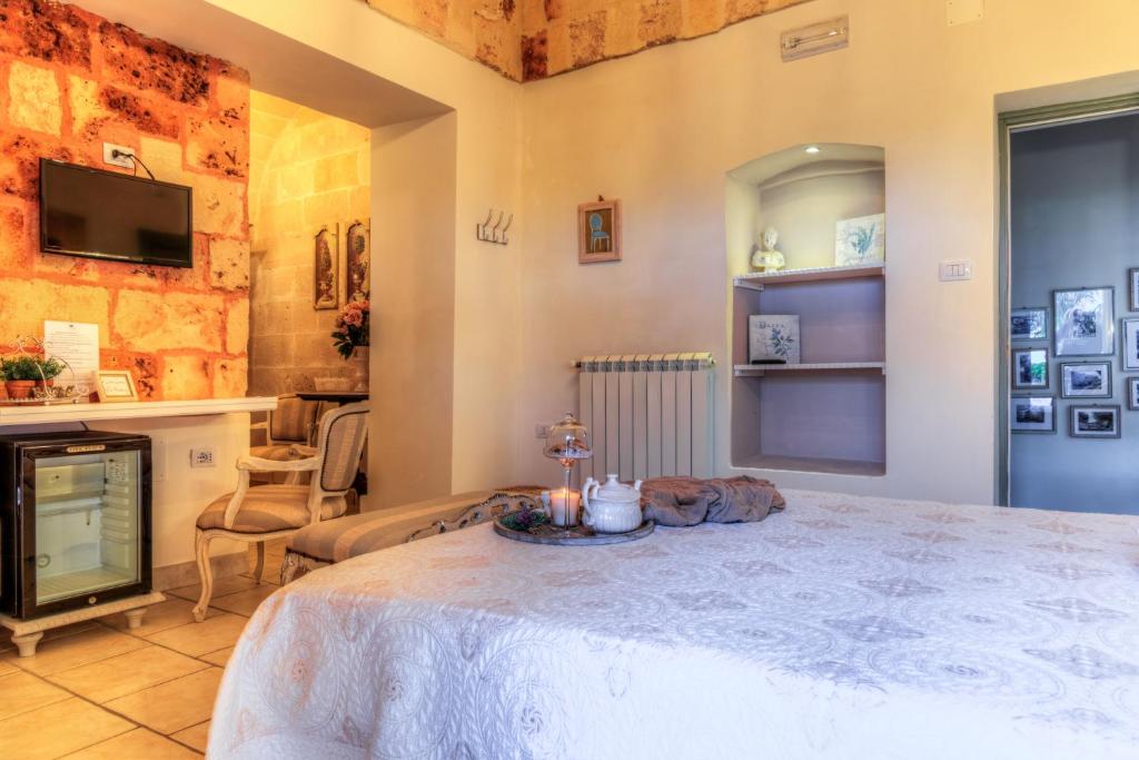 Kuchyň nebo kuchyňský kout v ubytování Masseria Sorani
