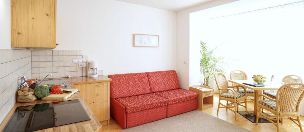 Posezení v ubytování Residence Walder