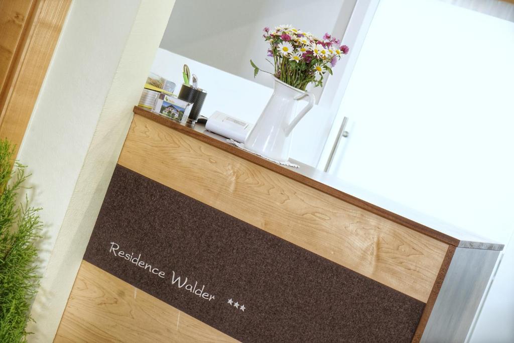 Certifikát, hodnocení, plakát nebo jiný dokument vystavený v ubytování Residence Walder