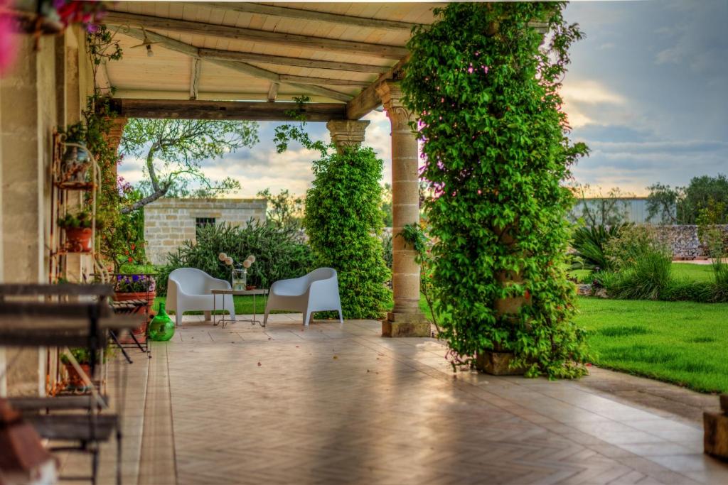 Zahrada ubytování Masseria Sorani