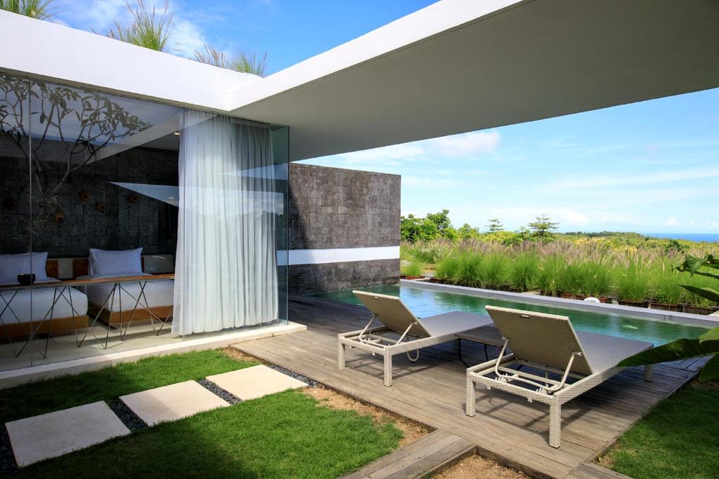 Zahrada ubytování Hideaway Villas Bali Uluwatu by Kanaan Hospitality