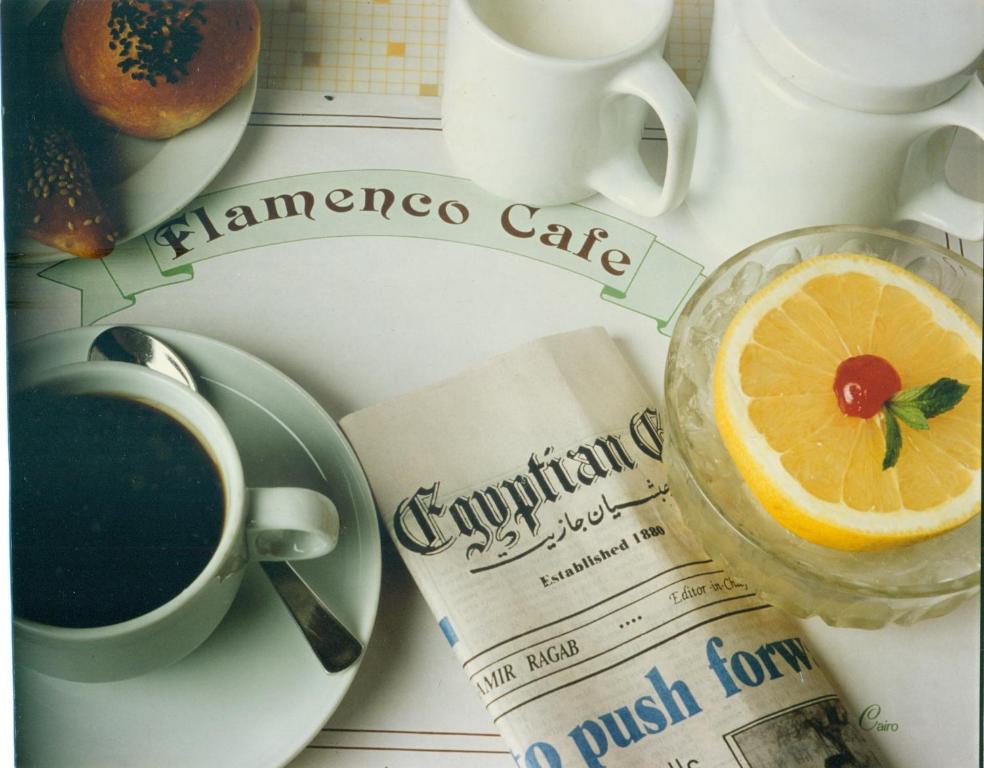 Opcions d'esmorzar disponibles a Hotel Flamenco Cairo
