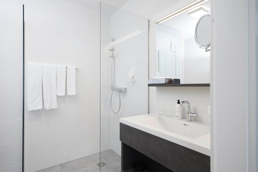 Koupelna v ubytování Hotel Gösser Bräu