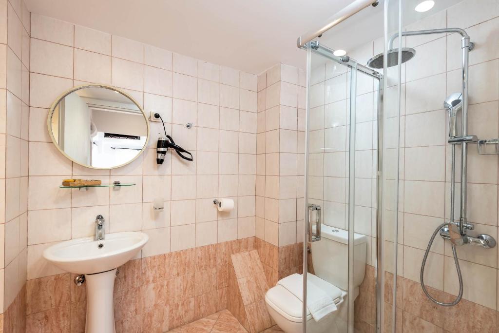 Koupelna v ubytování Casa De La Sera