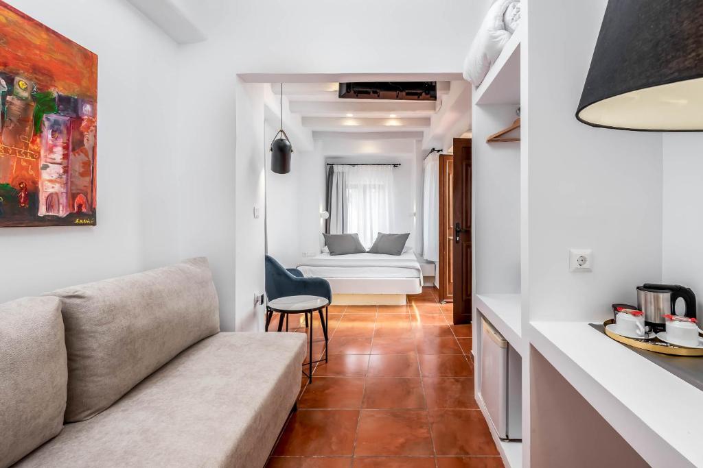 Posezení v ubytování Casa De La Sera