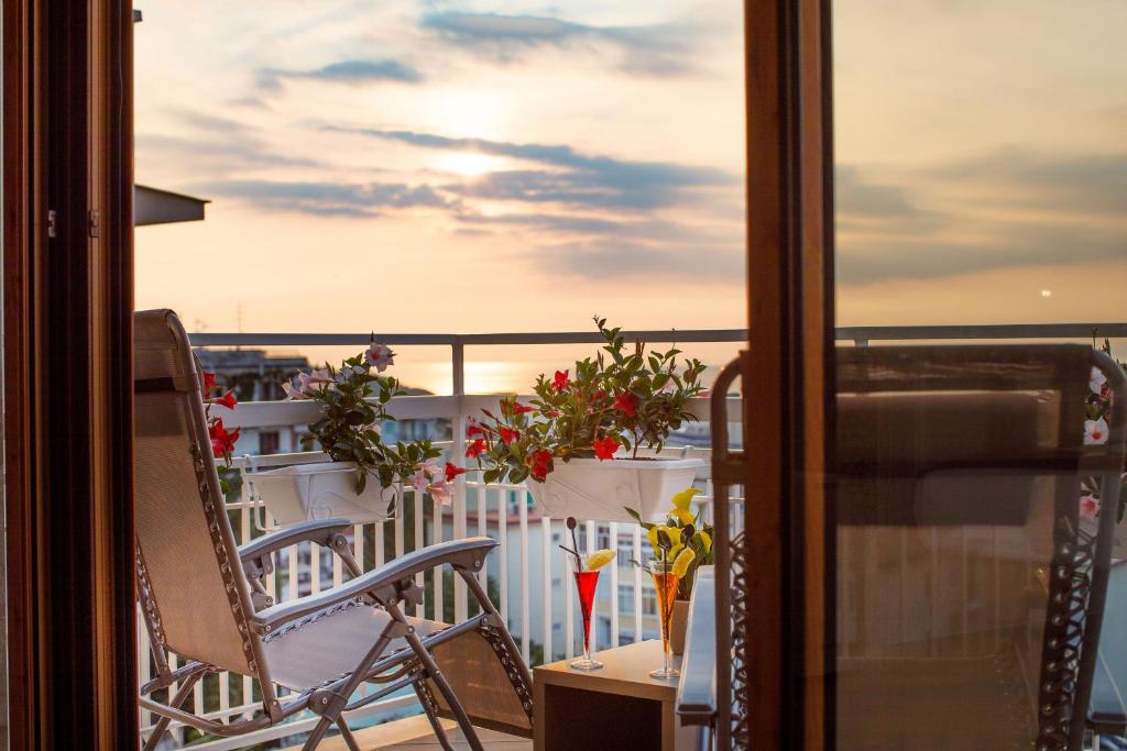 Balkón nebo terasa v ubytování Le Muse Suite