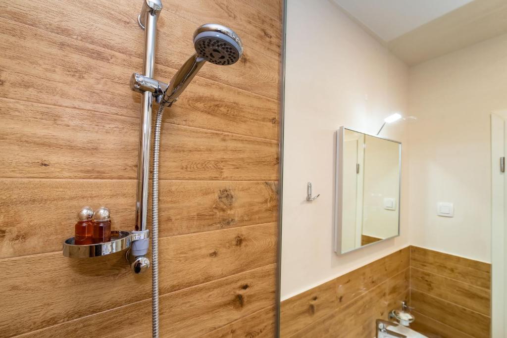 Koupelna v ubytování Idassa Atrium rooms