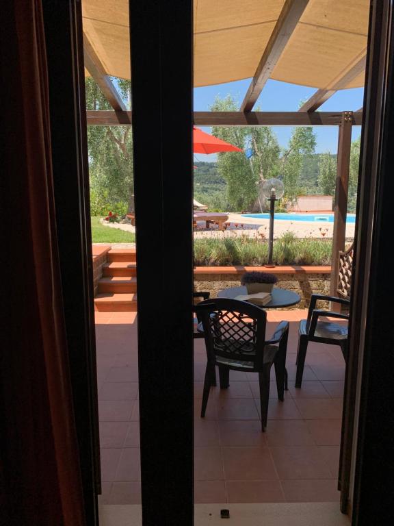 Balkón nebo terasa v ubytování Parco dei Limoni
