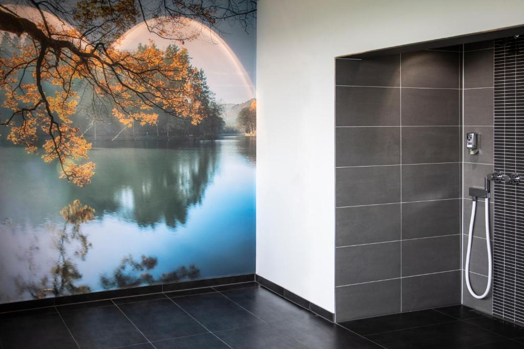 Koupelna v ubytování Mercure Hotel Lüdenscheid