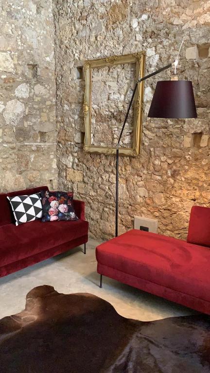 Posezení v ubytování ISONZO SUITES