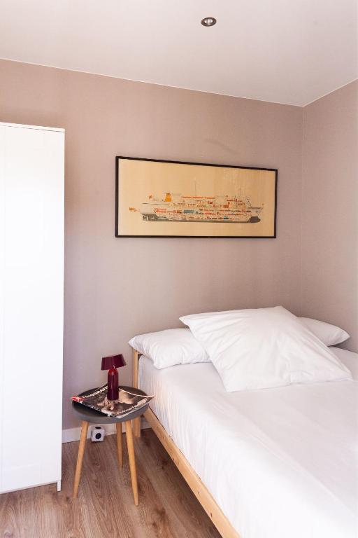 Posteľ alebo postele v izbe v ubytovaní Brummell Apartments Poble Sec