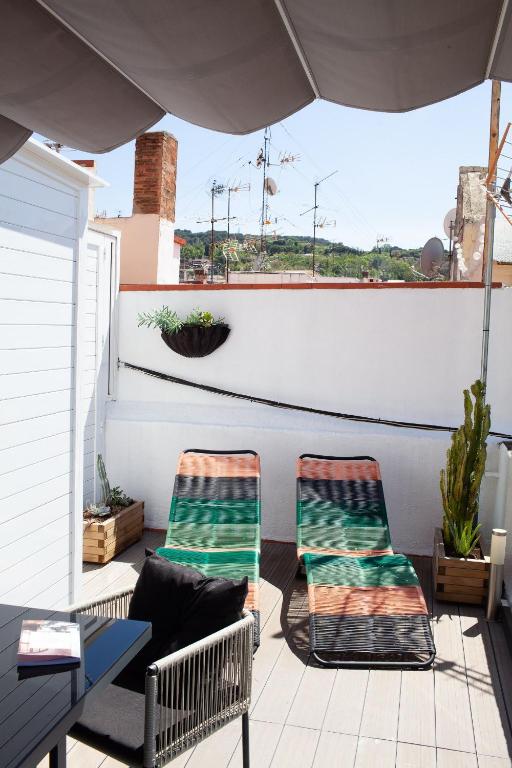 Balkón alebo terasa v ubytovaní Brummell Apartments Poble Sec