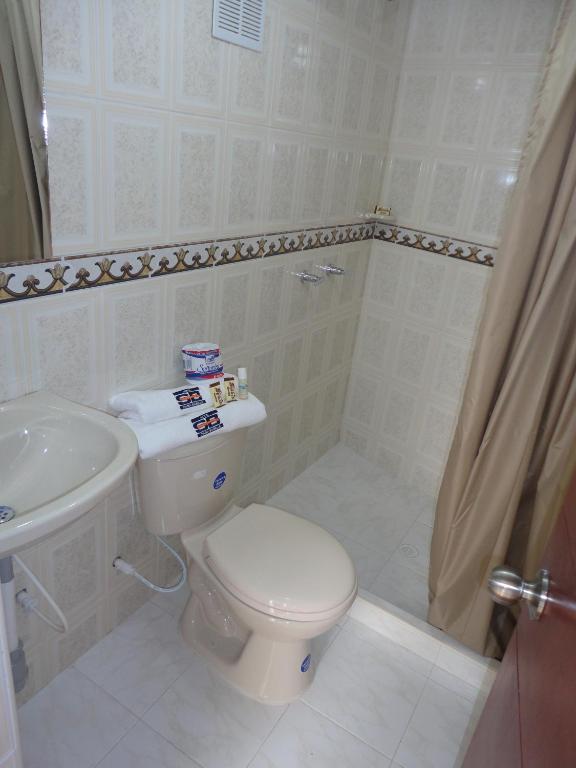 Koupelna v ubytování Hotel Casa Sabelle