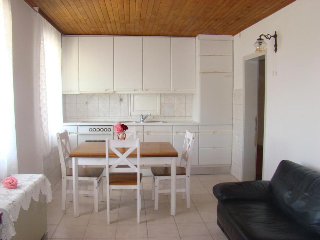 Kuchyň nebo kuchyňský kout v ubytování Stone house Zgogo