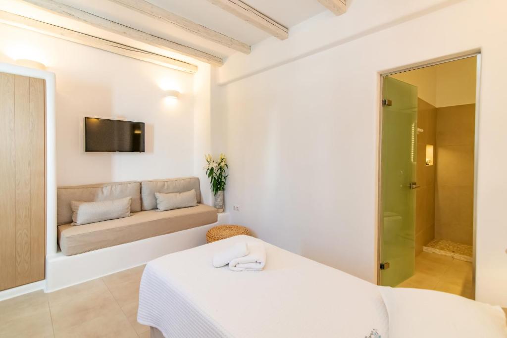 Voodi või voodid majutusasutuse Vincenzo Family Rooms toas
