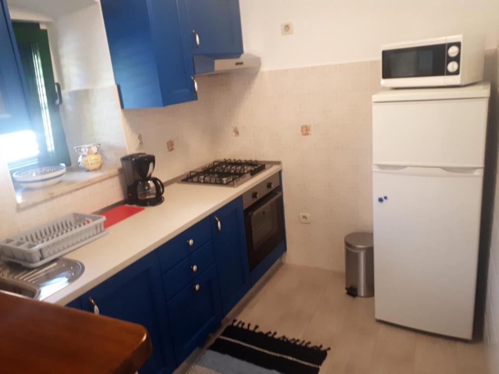 Kuchyň nebo kuchyňský kout v ubytování Apartment Terra Rossa