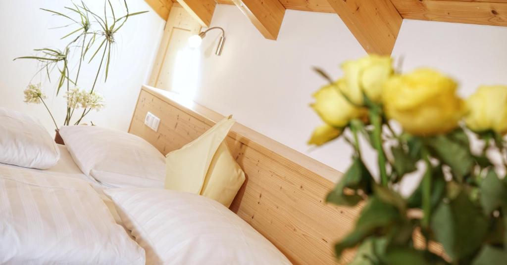 Postel nebo postele na pokoji v ubytování Residence Walder