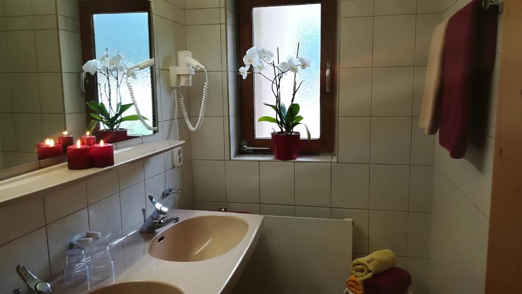 Kúpeľňa v ubytovaní Apart Austria