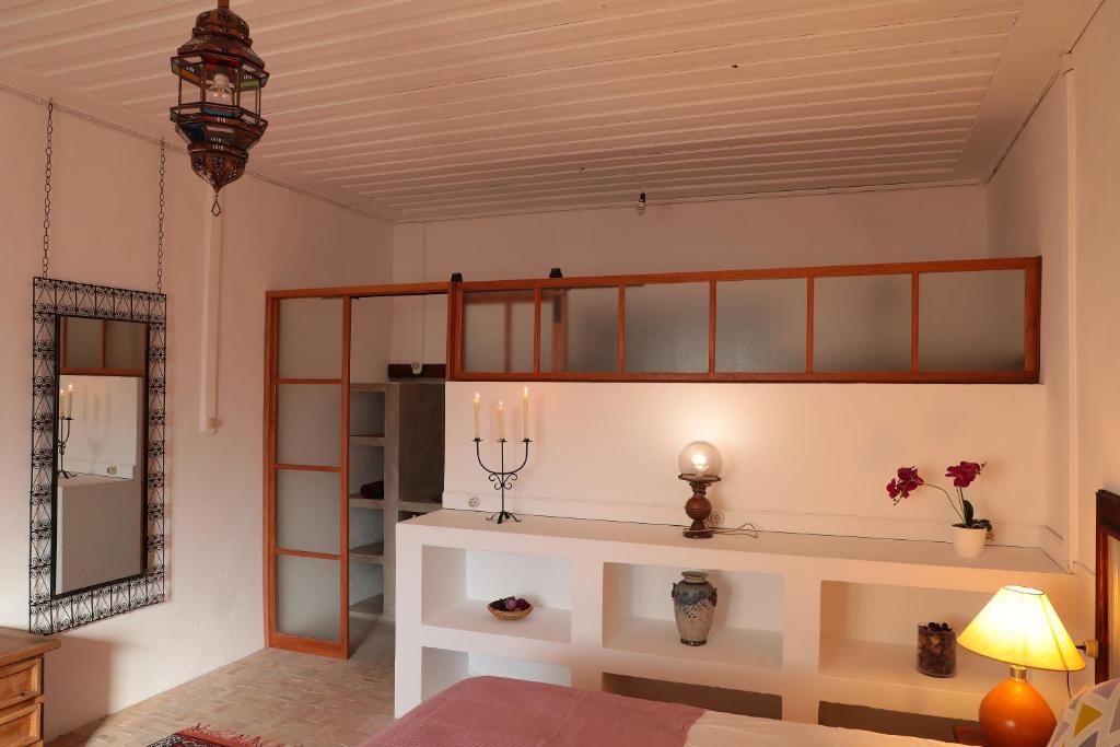 TV a/nebo společenská místnost v ubytování Casa Colonial Koenig
