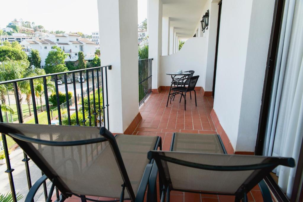 Balkón nebo terasa v ubytování TRH Mijas