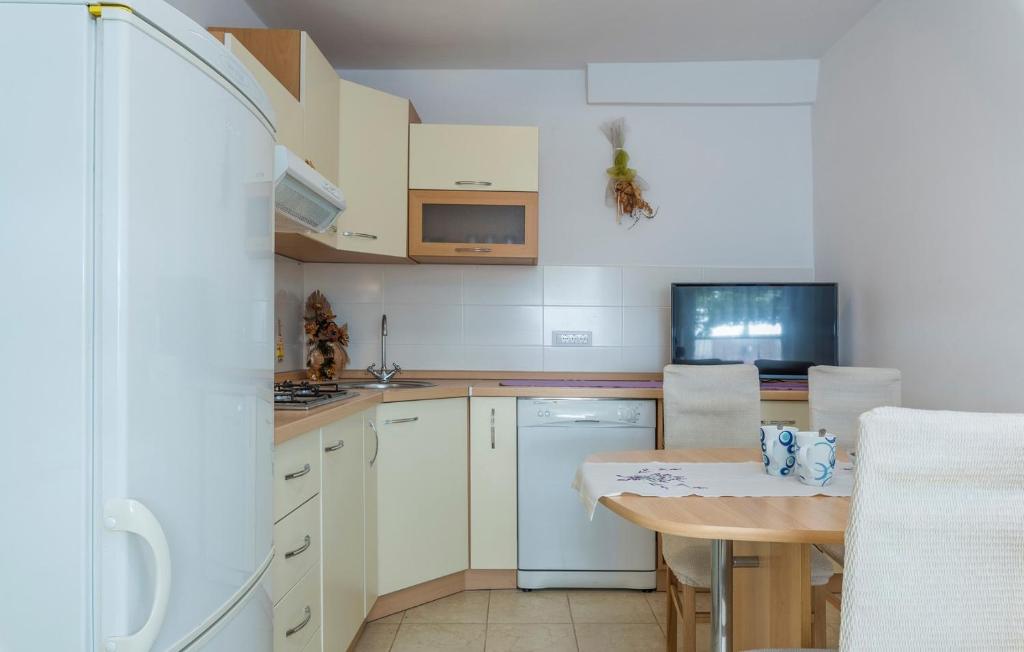 Kuchyň nebo kuchyňský kout v ubytování Apartment Complex Blazevic