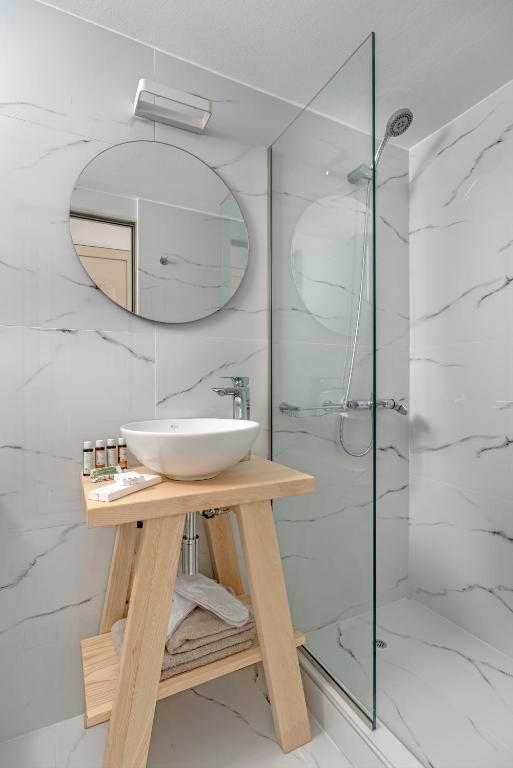 Kúpeľňa v ubytovaní Central Suites Mykonos