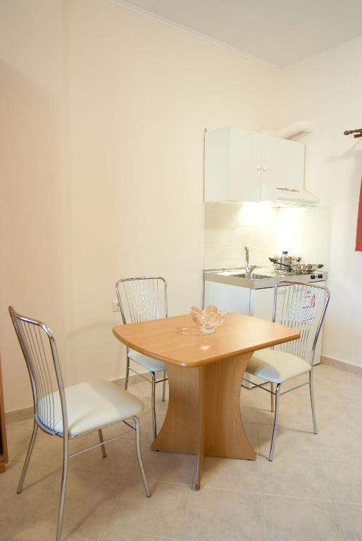 Kuchyň nebo kuchyňský kout v ubytování Rooms Nancy