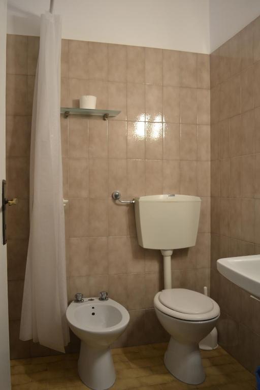 Koupelna v ubytování Hotel Mirage