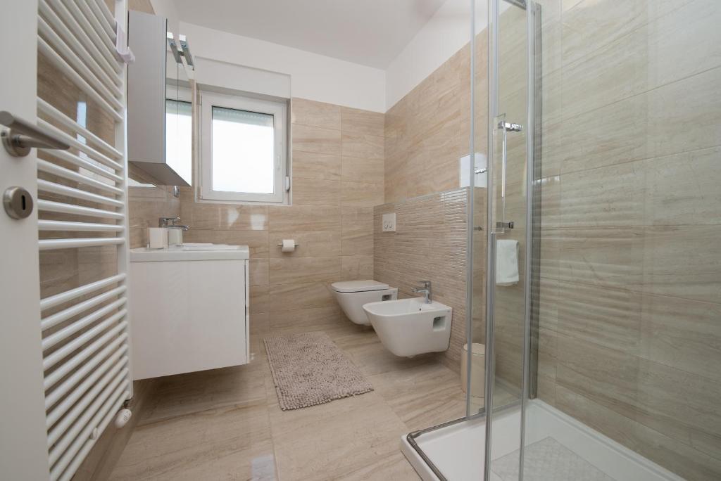 Kúpeľňa v ubytovaní Apartmani BILIC