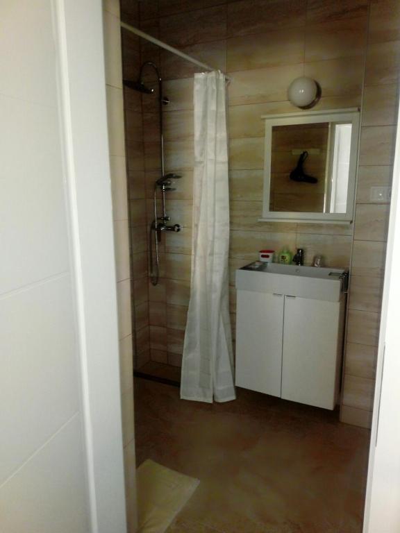 Koupelna v ubytování Villa Ani