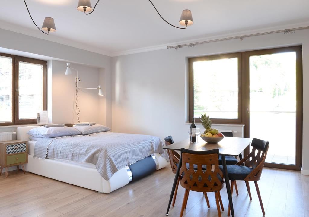 Postel nebo postele na pokoji v ubytování Apartamenty Gaja