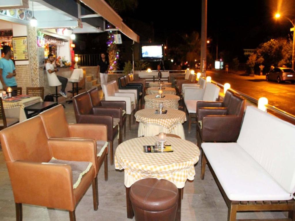 A seating area at Angels Inn Marmaris
