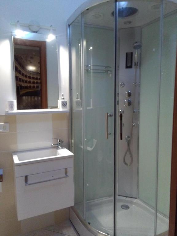 Koupelna v ubytování B&B Salita Metello
