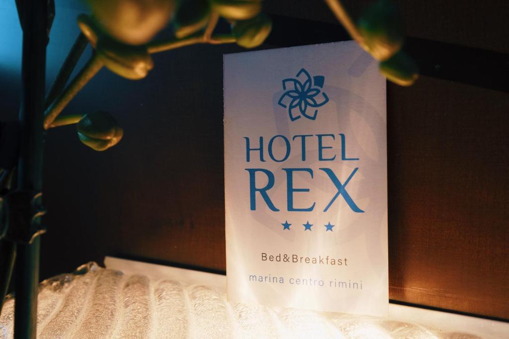 Certifikát, hodnocení, plakát nebo jiný dokument vystavený v ubytování Hotel Rex Rimini