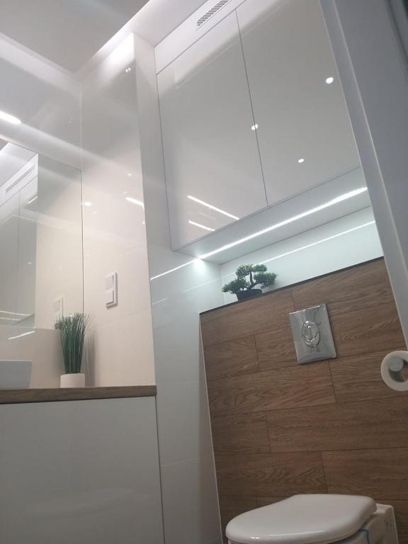Kúpeľňa v ubytovaní Apartament Nowa Letnica