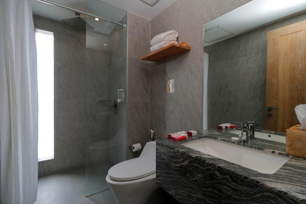 Koupelna v ubytování Koa D Surfer Hotel