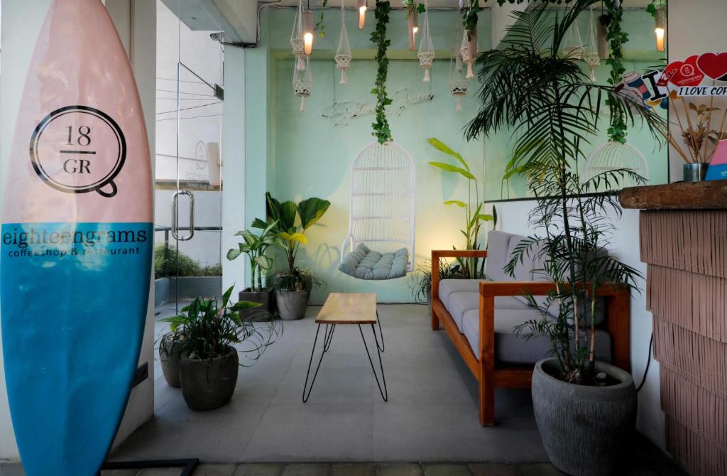 Posezení v ubytování Koa D Surfer Hotel