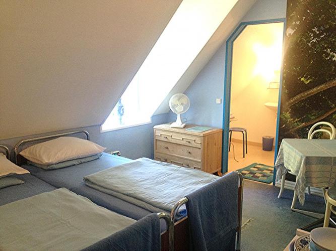 Postel nebo postele na pokoji v ubytování Myrehøj Bed & Breakfast