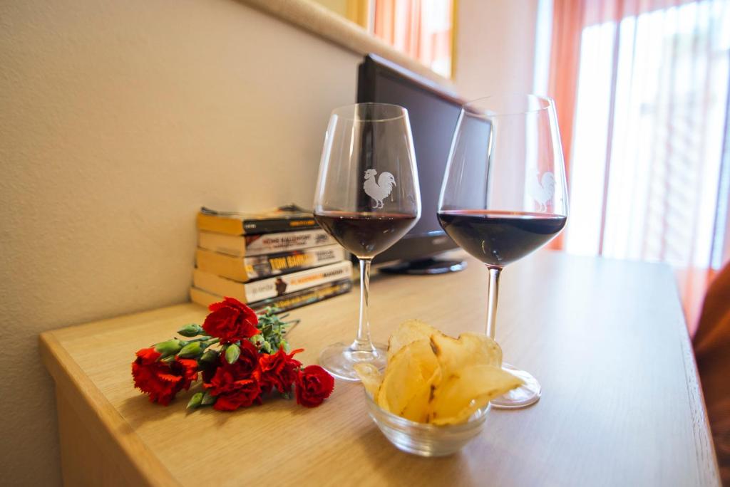 Nápoje v ubytování Hotel La Colonna