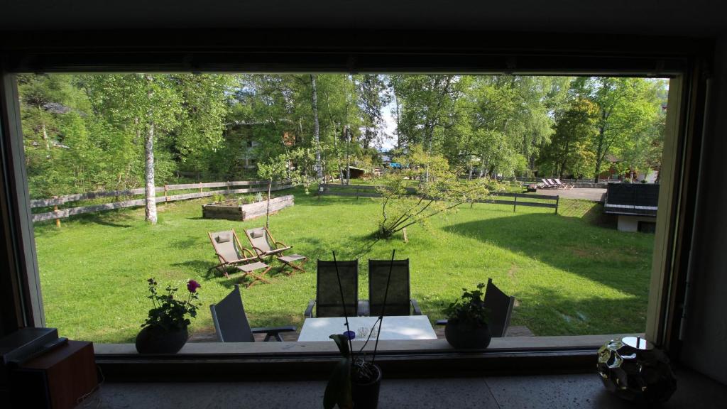 Vonkajšia záhrada v ubytovaní Chalet Berghof
