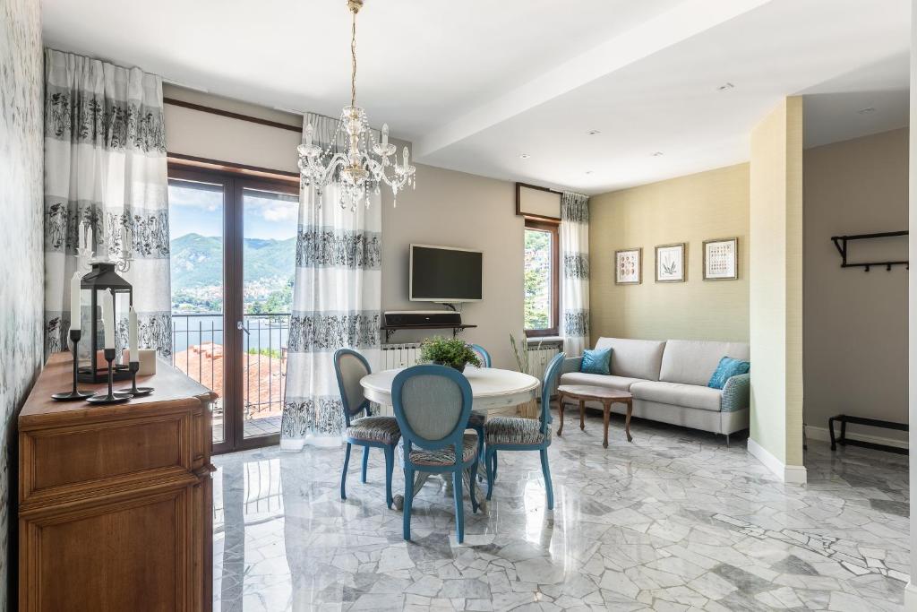 Χώρος καθιστικού στο Como Bellevue Lago