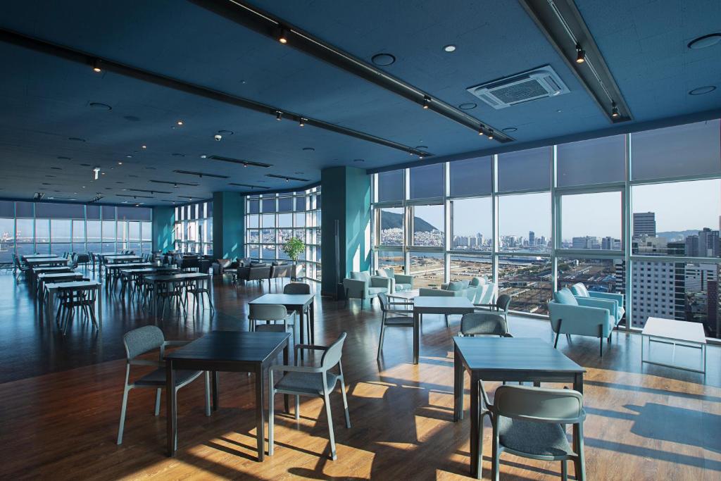 Restaurace v ubytování ASTI Hotel Busan Station