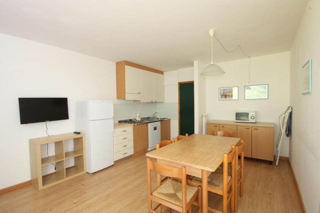 Kuchyň nebo kuchyňský kout v ubytování Residence Copai