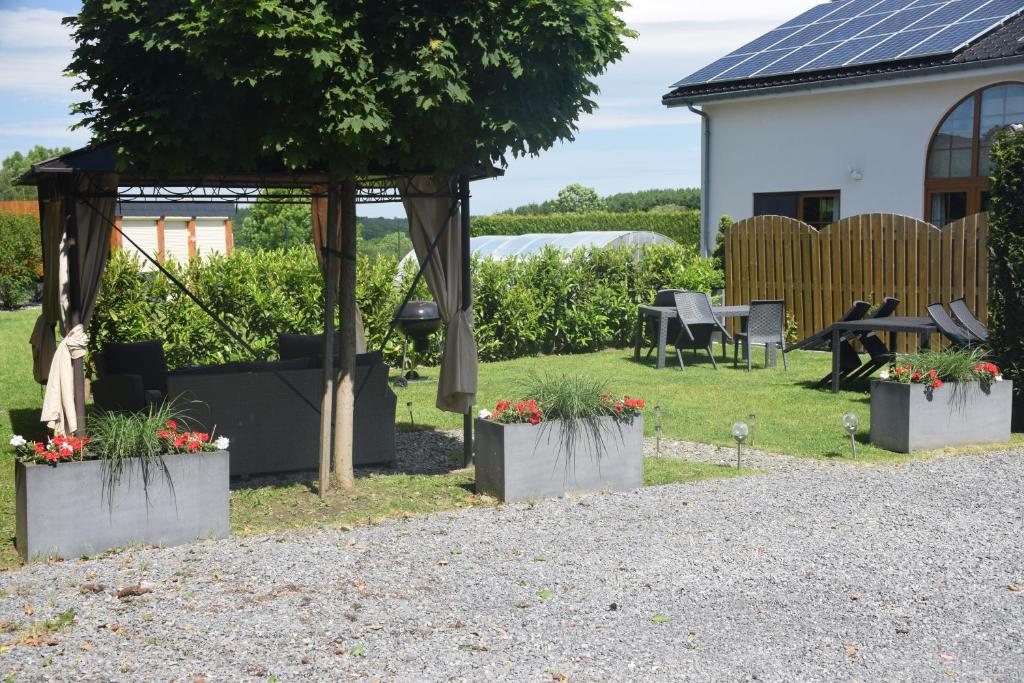 Zahrada ubytování Echappée Belle
