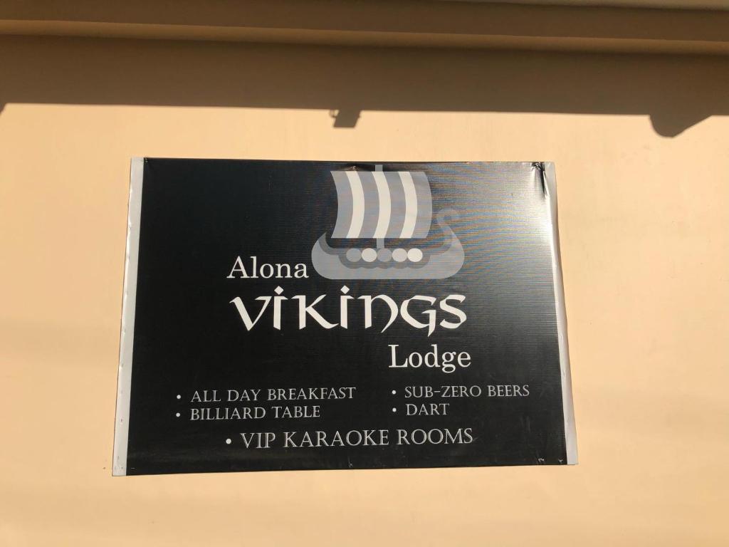Certifikát, hodnocení, plakát nebo jiný dokument vystavený v ubytování Alona Vikings Lodge