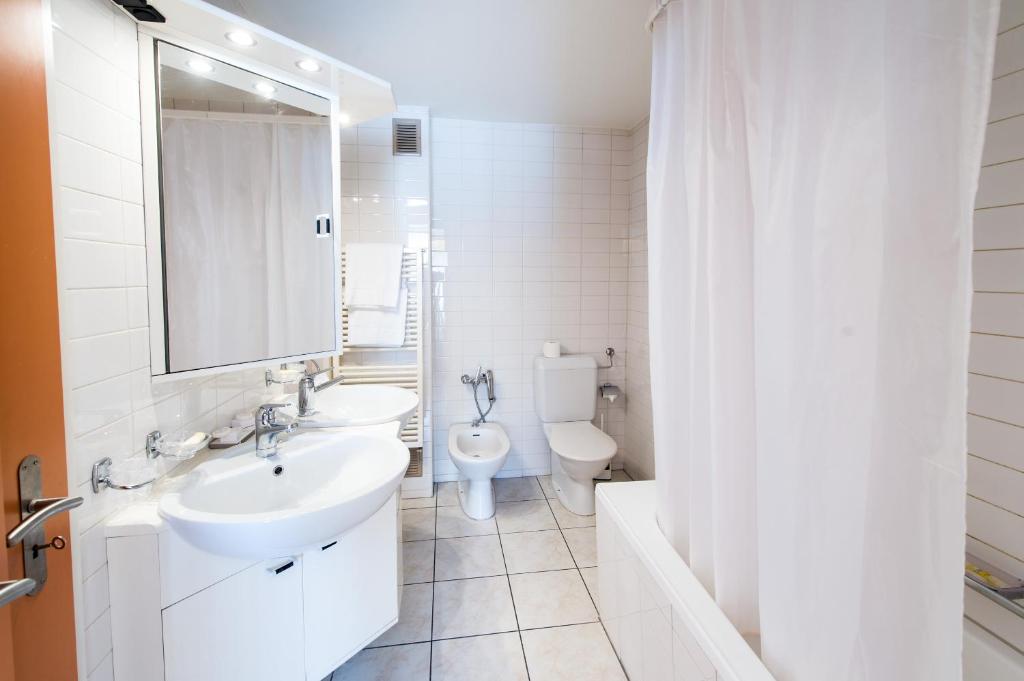 Koupelna v ubytování City Hotel Biel Bienne Free Parking